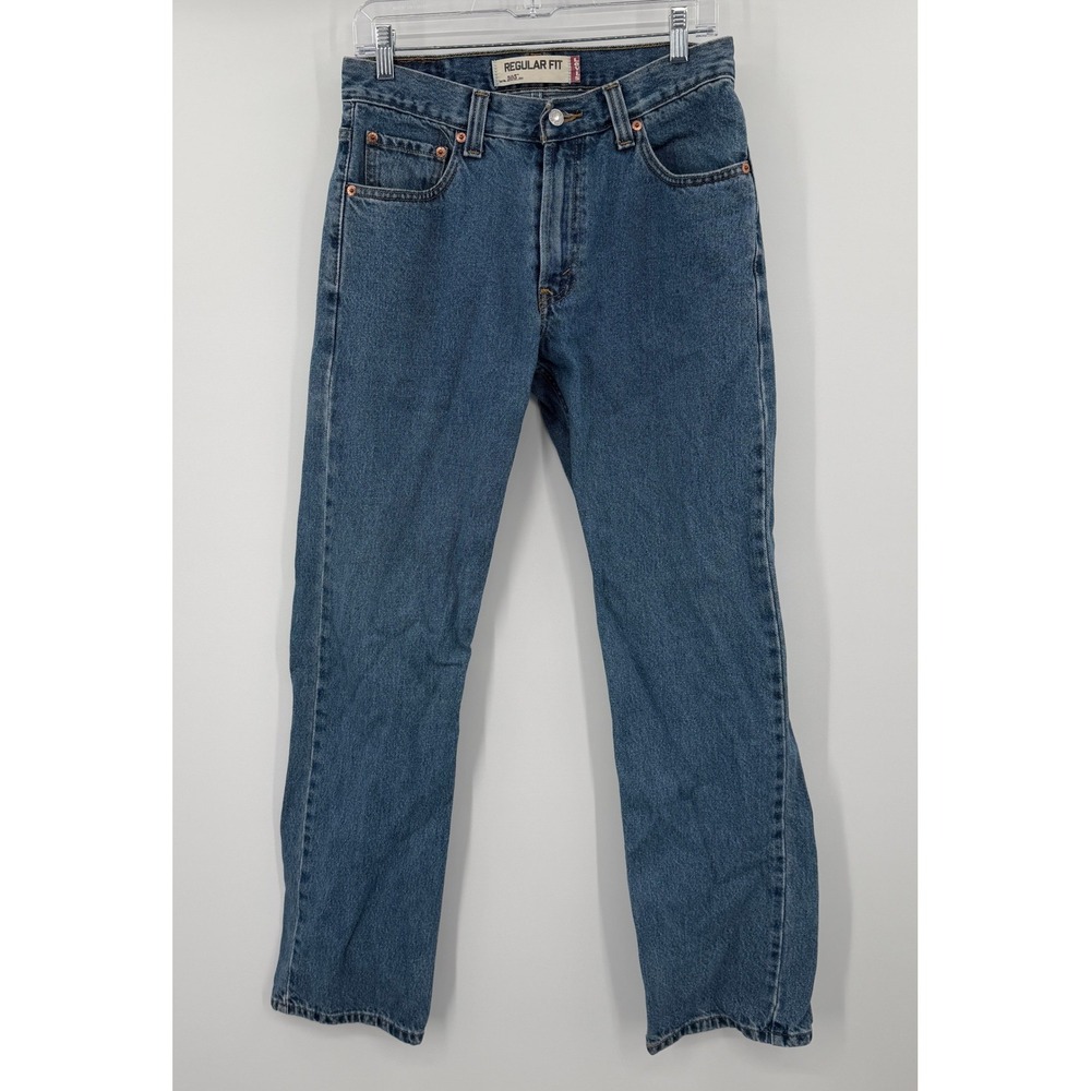 Levis 505 Regular Fit Mens Jeans Blue Medium Wash Denim 30x32 00505-4891
